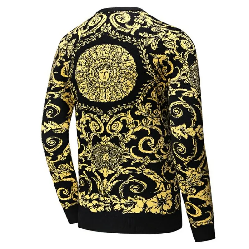 versace pull  manches longues pour homme s_50163b1